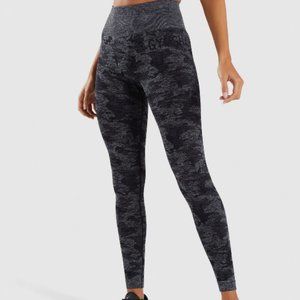 Gymshark Camo Seamless Black NWOT